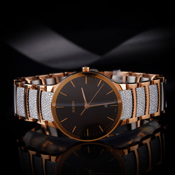 Onyx Rose Timepiece
