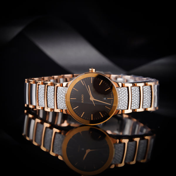 Onyx Rose Timepiece