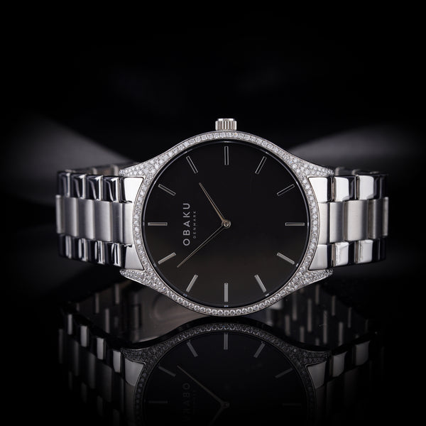 Obsidian Radiance Timepiece