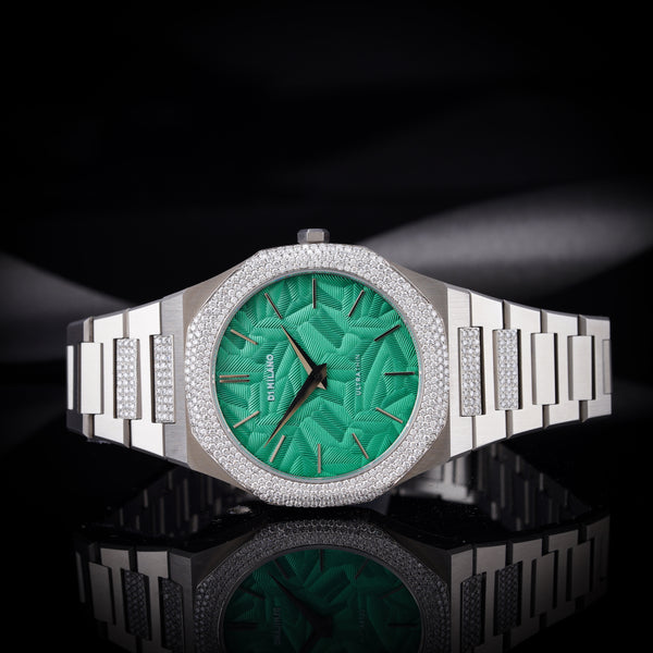 Teal Serenity Diamond Timepiece