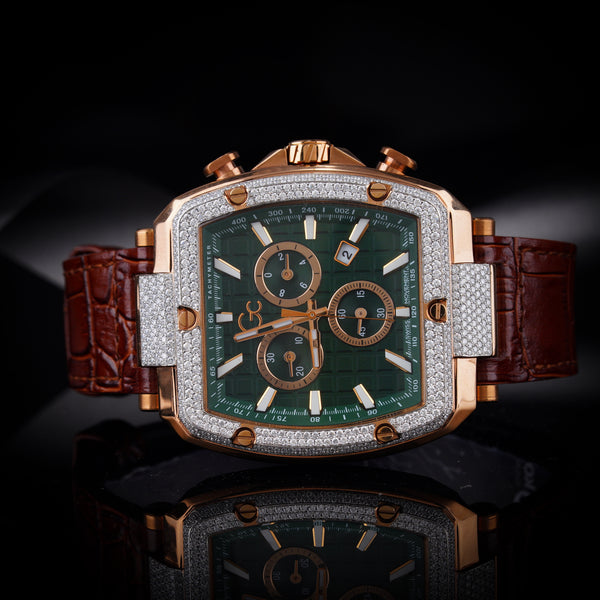 Forest Majesty Chronograph Diamond Watch