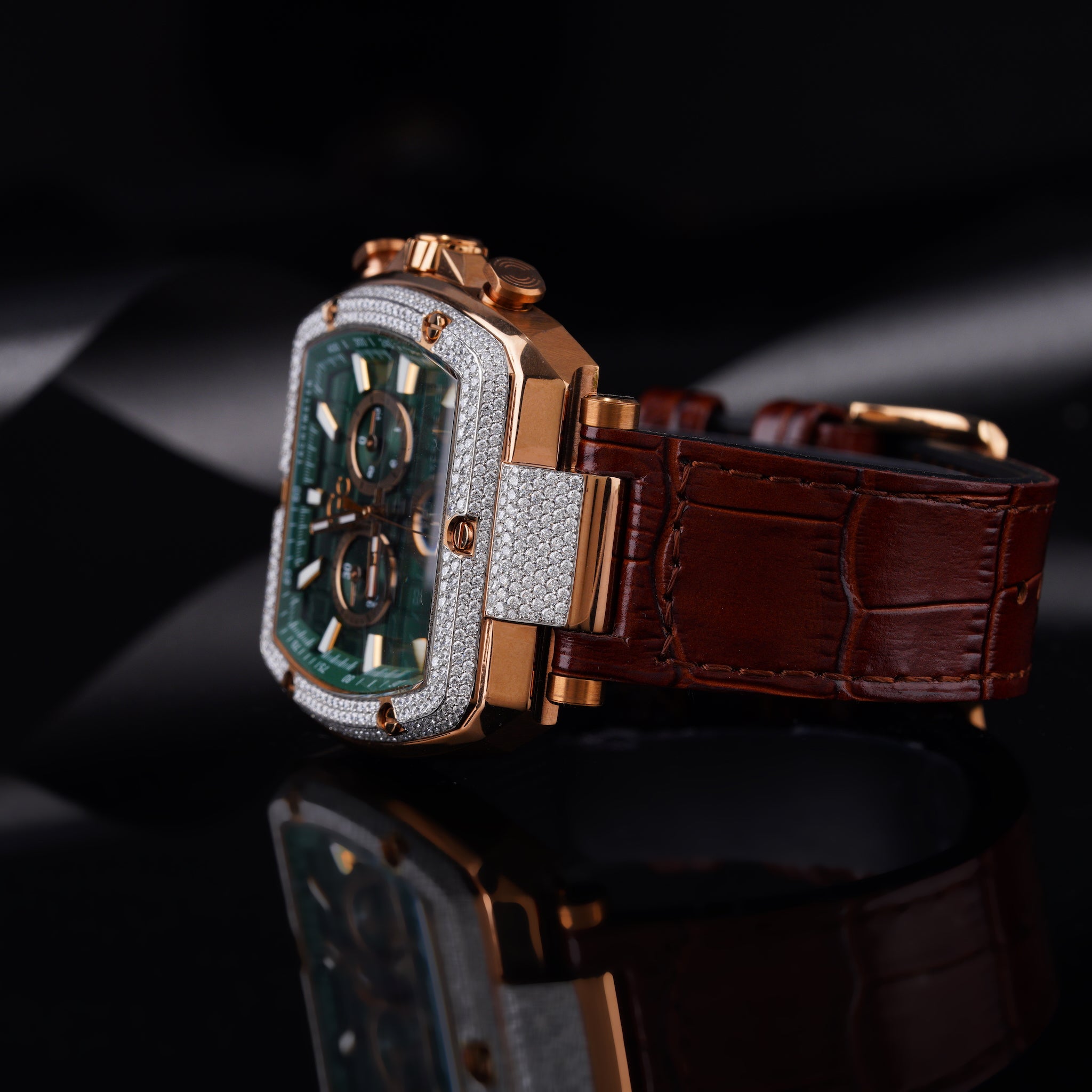 Forest Majesty Chronograph Diamond Watch – Quark Jewels