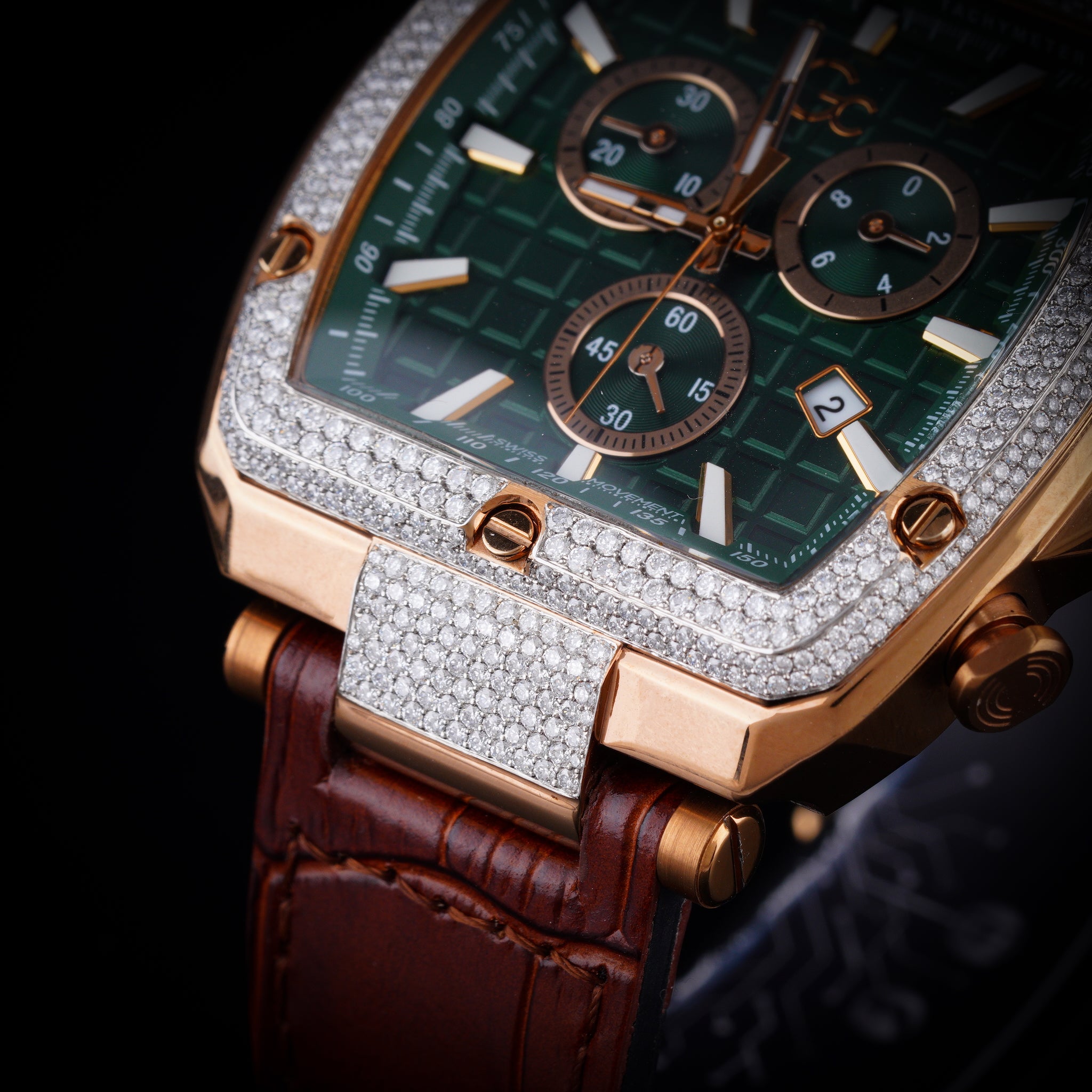 Forest Majesty Chronograph Diamond Watch – Quark Jewels