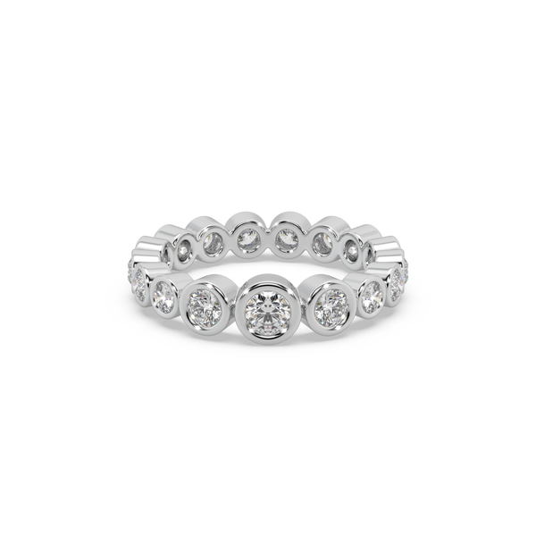 Bezel-Set Diamond Eternity Ring