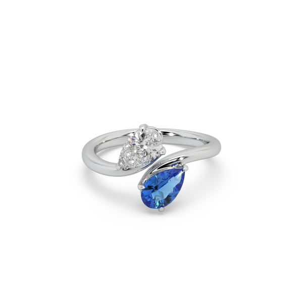 Dual Pear-Shaped Ring